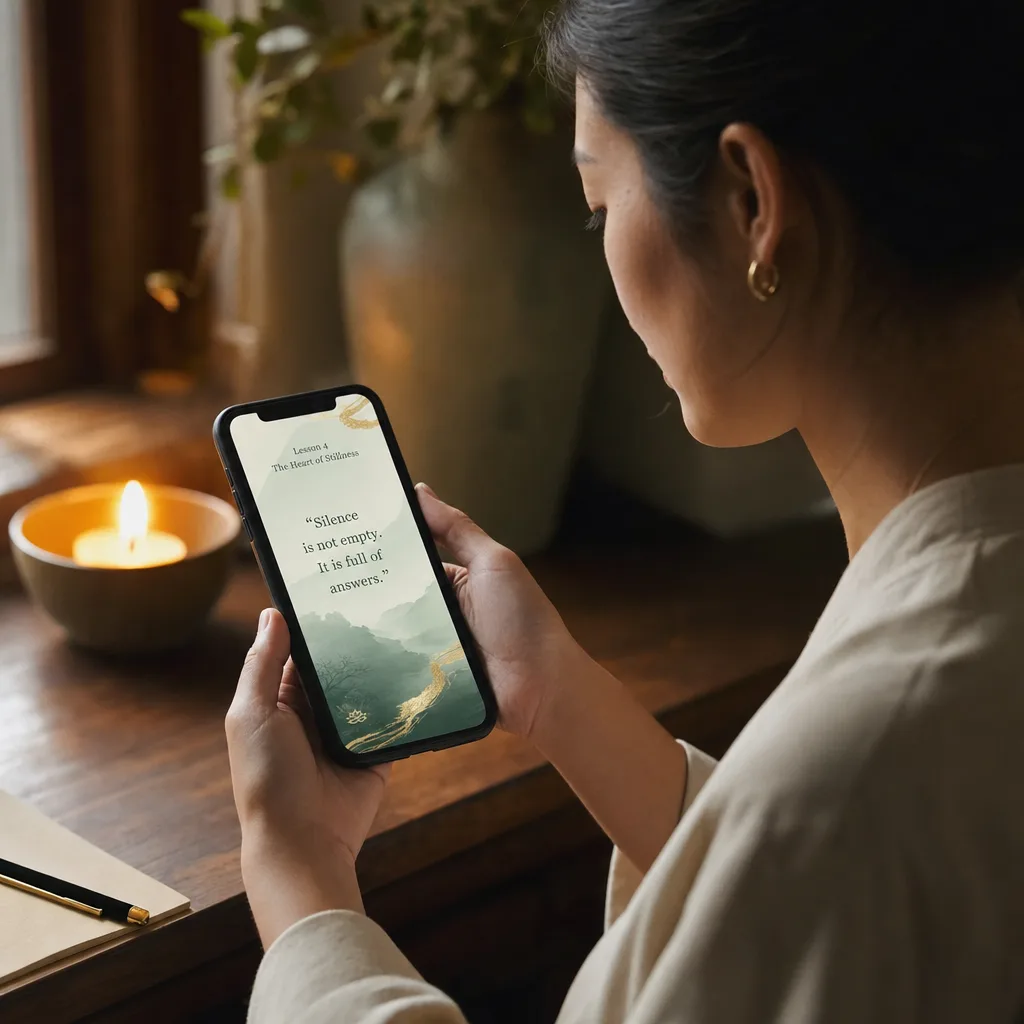 Read the lessons on your phone